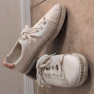Dolce Vita Sneakers White Hemp Detail - Size 10